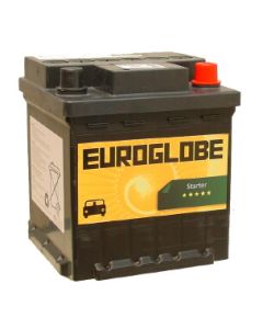 Euroglobe 54059 40Ah Kompakt startbatteri til mindre biler 330CcA 175x175x190mm