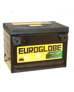 Kjøp Euroglobe 57080 71-76Ah Semitett (SMF) startbatteri 750CcA 260x178x185mm 12V hos altitec.no for kr 2 631,00
