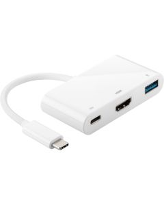 USB-C adapter til HDMI - USB-A - USB-C Genialt tilbehør til din Mac