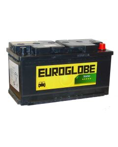 Euroglobe 60038 100Ah Startbatteri til Mercedes, VAG 860CcA - Storselger! 353x175x190mm