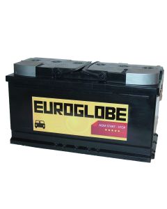 Euroglobe 75095 95Ah Startbatteri til biler med start/stopp automatikk 850CcA 353x175x190mm