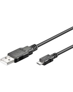 Kjøp MicroUSB ladekabel, Ekstra lang 3 meter USB 2.0 hos altitec.no for kr 75,00