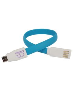 Kjøp Praktisk og kort magnetisk USB til MicroUSB Ladekabel hos altitec.no for kr 53,00