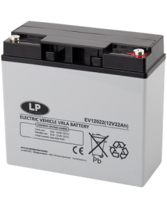 Kjøp 12V 22Ah (18Ah) AGM batteri Syklisk L181xH167xB77 mm T12 terminal hos altitec.no for kr 998,00