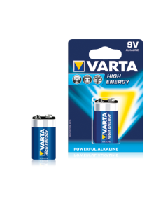 Kjøp Varta High Energy 9V Alkaline batteri hos altitec.no for kr 42,00