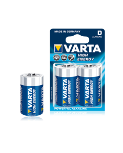 Kjøp Varta Longlife/High Energy D 1,5V Alkaline batteri (2 stk) hos altitec.no for kr 53,00