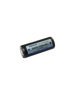 Kjøp 26650 Li-ion batteri 5200mAh 3,7V inkl sikkerhetskrets hos altitec.no for kr 288,00