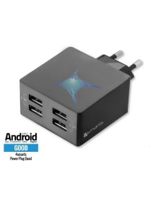 Kjøp Powerplug Quad USB Lader hos altitec.no for kr 328,00