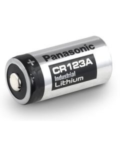 Kjøp CR123A Panasonic Lithium batteri. 3V 1550mAh (pris pr. stk) hos altitec.no for kr 35,00