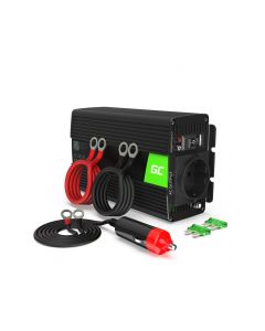 Kjøp Green Cell ® Voltage Car Inverter 12V to 230V, 500W Ren Sinus hos altitec.no for kr 1 499,00