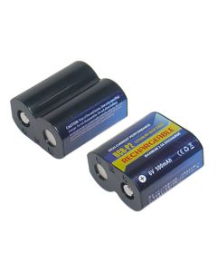 Kjøp CR-P2 Ladbart batteri Li-ion/Life 6,0V 500mAh 7,2V ladespenning hos altitec.no for kr 215,00