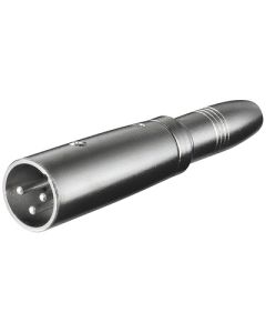 Kjøp XLR audio adapter 3-pin XLR plugg - 6,35mm mono jack hos altitec.no for kr 53,00