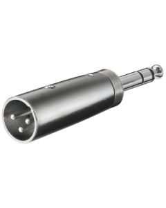 Kjøp XLR audio adapter 3-pin XLR plugg - 6,35mm stereo plugg hos altitec.no for kr 53,00