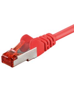 Kjøp 5 meter Rød CAT 6 S/FTP dobbeltskjermet nettverkskabel 2x RJ45 hos altitec.no for kr 96,00