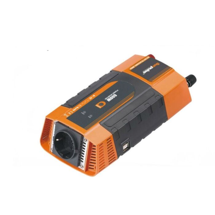 Inverter 600W 12VDC til 240VAC
