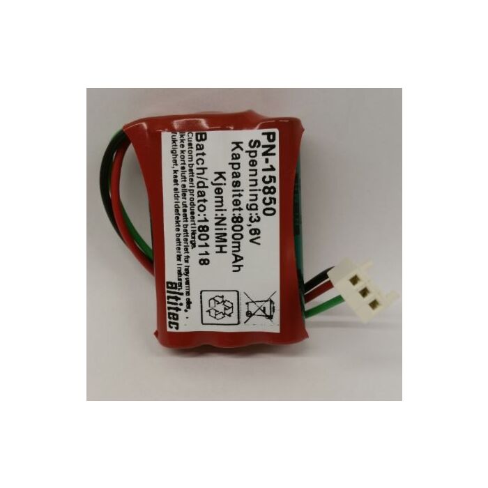 Batteri til Safetel Power Control  3,6V 800mAh NiMH