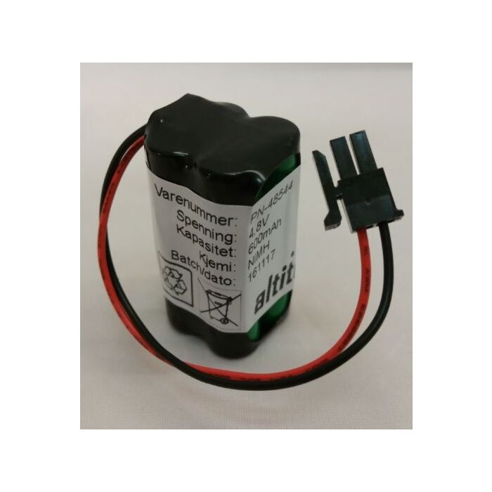 4,8V Batteri til Fagerhult 600mAh NIMH Minifit-Micro 60AAAHT4YMX