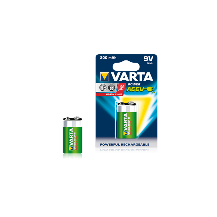 Varta Power Accu 8.4V 200mAh Ready-to-use 9V HR6F22