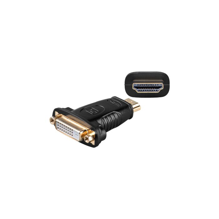 HDMI adapter - HDMI til DVI-D (19pin HDMI til 24+1 DVI)