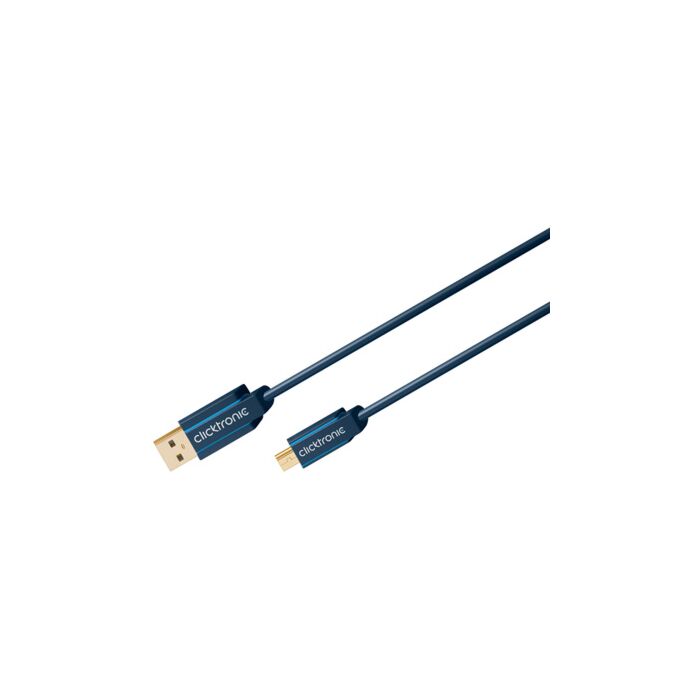 Clicktronic Mini USB 2.0 kabel 3 meter
