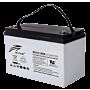 RITAR AGM Deep Cycle Batteri 12V 120AH C10 (328x172x222mm) Polstilling 4 - Plusspol til venstre