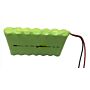 8,4V 3800mAh NIMH batteri 68x119x18mm med 10cm ledning