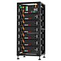 SKANBATT High Volt rack 307,2V - 30,72kWh - Inkludert stativ og BMU