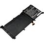 3700mAh for Asus N501JW-1A,G60JW4720,N501JW-1B,N501JW-2A,N501JW-2B,G501,G601J