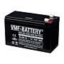 VMF 12V 9AH AGM Batteri F2 (Tilsvarer RT1290 F2)