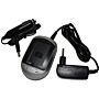 Bil og Nettlader til Fujifilm, Pentax, Benq NP-40 - Input 12VDC / 110-230VAC