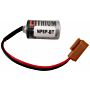 Batteri til Fuji Electric Micrex, Mitsubishi C52005 PLC/PLS 3,6V 1200 mAh FBT020A, NP8P-BT