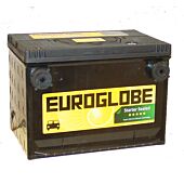 Euroglobe 57080 71-76Ah Semitett (SMF) startbatteri 750CcA 260x178x185mm 12V