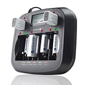 Varta Universal batterilader AA, AAA, C, D og 9V  2-5T ladetid (Uten batterier)
