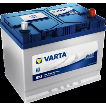 VARTA Blue Dynamic Batteri 12V 70AH 630CCA (261x175x200/220mm) Polstilling 5 - Plusspol til hÃƒÂ¸yre E23