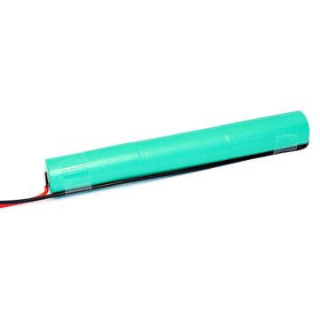 Nødlysbatteri 3,6V 1,6Ah NiCd Stav for Glamox 23x130mm