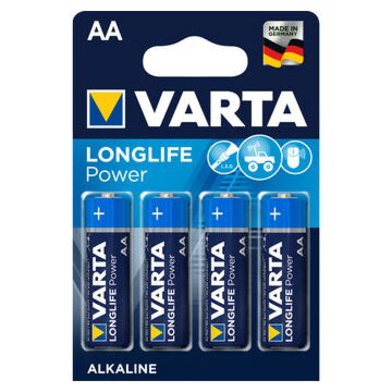 Varta AA 1,5V Alkaline batteri (4 stk)  Best i test!
