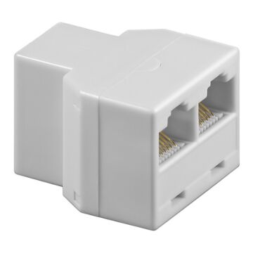 RJ45 splitter. 1 hunn til 2 hunn