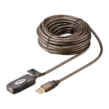 Aktiv skjøtekabel til USB 2.0 med integrert repeater, 10 meter