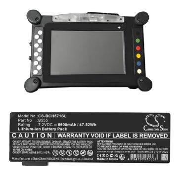 Replacement Battery for Bosch 3571-0100 IFLEX OBD, Lithium-ion 6600mAh 7.2 Volts