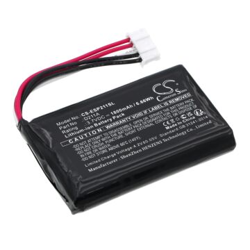 Replaces battery for Epson D211A, Lithium-ion 1800mAh