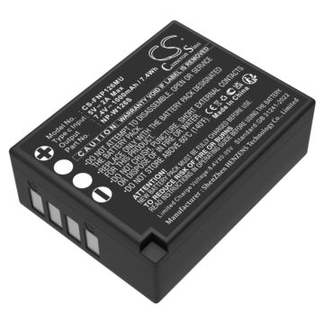 Type-C USB-C Input battery for Fujifilm NP-W126, NP-W126, 1000mAh 7.4 Volts