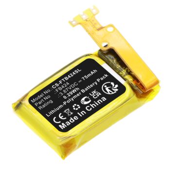 Replacement Battery for Fitbit inspire 3, FB424, Li-Polymer 75mAh