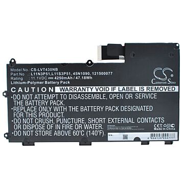 4250mAh for Lenovo Thinkpad T430u,3351A64,33512AC,33511L0,33519NC,33514PC,33511K8,3351A52,3351A26,33519LC