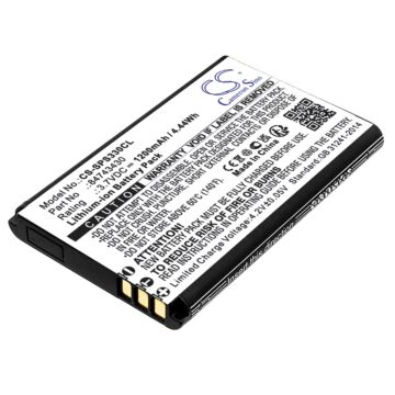 Replacement Battery for Spectralink S33, S33 DECT, S35, S37, BT229865, Lithium-ion 1200mAh