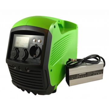 Bærbar energi  belast 1000W 230VAC med også 5V 12V 24VDC utganger 1Kwh lagring