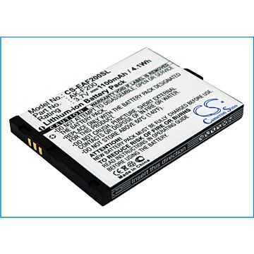Batteri til TELME F200 F210 3,7V 1100mah AK-F200