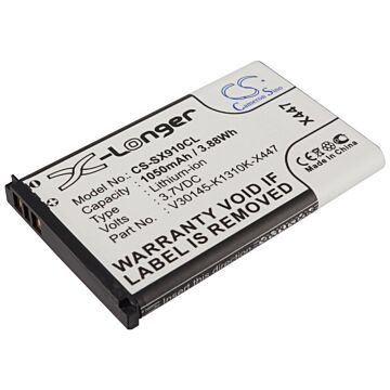 Batteri til Siemens Gigaset SL910, SL910A, SL910H 3.7V 1050 mAh Li-ion
