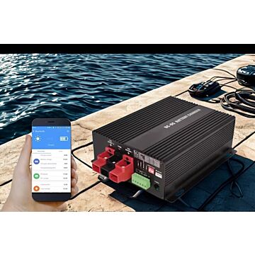 DC DC dynamo lader 12V-12V max 60A, bluetooth 