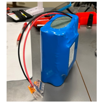 24V 5Ah Lifepo4 inkl BMS, ca130x62x104mm 24V 5Ah 8S2P A123