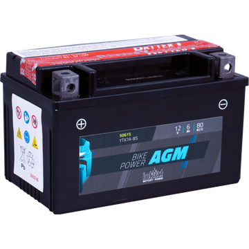 12V Standard 6 Ah YTX7A-BS SMF Blybatteri